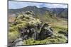 Landscape of a Mountain Range Through Landmannalaugar, Iceland-Gavriel Jecan-Mounted Photographic Print