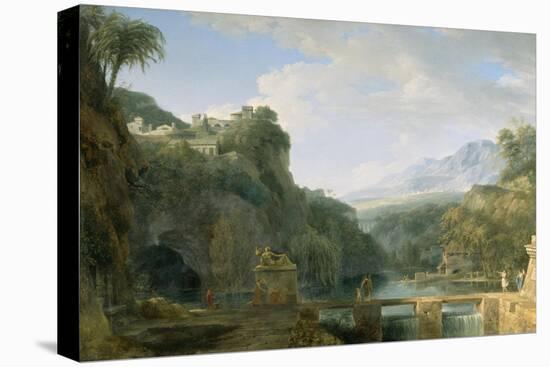 Landscape of Ancient Greece, 1786-Pierre Henri de Valenciennes-Stretched Canvas