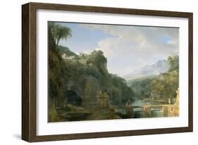 Landscape of Ancient Greece, 1786-Pierre Henri de Valenciennes-Framed Giclee Print