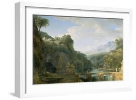 Landscape of Ancient Greece, 1786-Pierre Henri de Valenciennes-Framed Giclee Print
