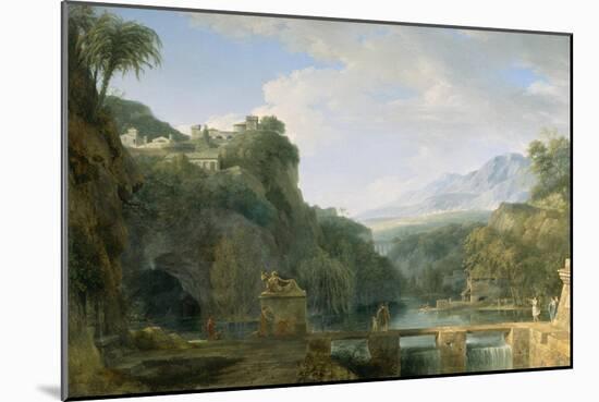 Landscape of Ancient Greece, 1786-Pierre Henri de Valenciennes-Mounted Giclee Print