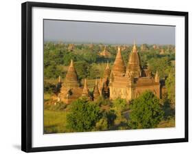 Landscape of Ancient Temples and Pagodas, Bagan (Pagan), Myanmar (Burma)-Gavin Hellier-Framed Photographic Print