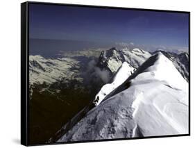 Landscape of Eiger, Switzerland-Michael Brown-Framed Stretched Canvas