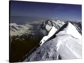 Landscape of Eiger, Switzerland-Michael Brown-Stretched Canvas