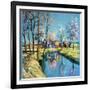 "Landscape of Farm in Springtime,"May 1, 1932-Walter Baum-Framed Giclee Print