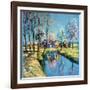 "Landscape of Farm in Springtime,"May 1, 1932-Walter Baum-Framed Giclee Print