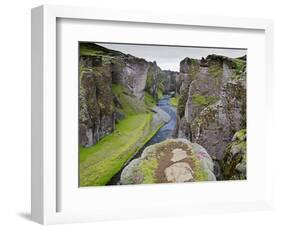 Landscape of Fjadrarglufur Gorge, Iceland-Joan Loeken-Framed Photographic Print