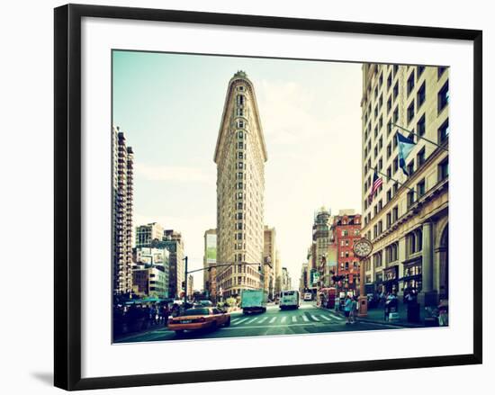 Landscape of Flatiron Building and 5th Ave, Manhattan, New York City, United States-Philippe Hugonnard-Framed Photographic Print