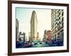 Landscape of Flatiron Building and 5th Ave, Manhattan, New York City, United States-Philippe Hugonnard-Framed Premium Photographic Print