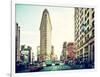 Landscape of Flatiron Building and 5th Ave, Manhattan, New York City, United States-Philippe Hugonnard-Framed Photographic Print