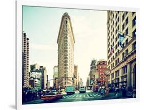 Landscape of Flatiron Building and 5th Ave, Manhattan, New York City, United States-Philippe Hugonnard-Framed Photographic Print