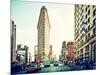 Landscape of Flatiron Building and 5th Ave, Manhattan, New York City, United States-Philippe Hugonnard-Mounted Photographic Print