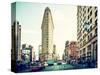 Landscape of Flatiron Building and 5th Ave, Manhattan, New York City, United States-Philippe Hugonnard-Stretched Canvas