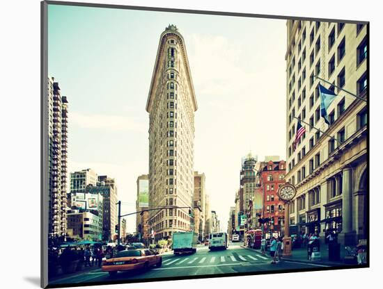 Landscape of Flatiron Building and 5th Ave, Manhattan, New York City, United States-Philippe Hugonnard-Mounted Photographic Print