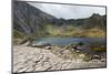 Landscape of Footpath Leading round Llyn Idwal with Devil's Kitchen in Background-Veneratio-Mounted Photographic Print