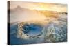 Landscape of Geothermal Hot Springs, Mud Pots and Fumaroles, Namaskard by Lake Myvatn, Iceland-Ragnar Th Sigurdsson-Stretched Canvas