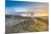 Landscape of Geothermal Hot Springs, Mud Pots and Fumaroles, Namaskard by Lake Myvatn, Iceland-Ragnar Th Sigurdsson-Mounted Photographic Print