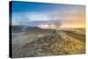 Landscape of Geothermal Hot Springs, Mud Pots and Fumaroles, Namaskard by Lake Myvatn, Iceland-Ragnar Th Sigurdsson-Stretched Canvas