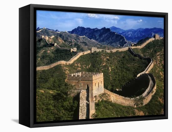 Landscape of Great Wall, Jinshanling, China-Keren Su-Framed Stretched Canvas