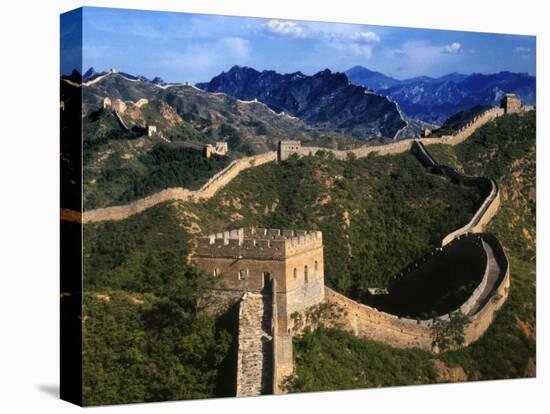 Landscape of Great Wall, Jinshanling, China-Keren Su-Stretched Canvas