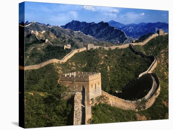 Landscape of Great Wall, Jinshanling, China-Keren Su-Stretched Canvas