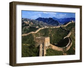 Landscape of Great Wall, Jinshanling, China-Keren Su-Framed Photographic Print