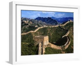 Landscape of Great Wall, Jinshanling, China-Keren Su-Framed Photographic Print