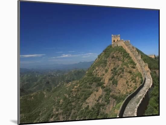 Landscape of Great Wall, Jinshanling, China-Keren Su-Mounted Photographic Print