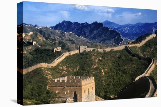 Landscape of Great Wall, Jinshanling, China-Keren Su-Stretched Canvas