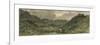 Landscape of Hills and Mountains in the Lake District-John Constable-Framed Premium Giclee Print