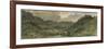 Landscape of Hills and Mountains in the Lake District-John Constable-Framed Premium Giclee Print