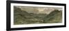 Landscape of Hills and Mountains in the Lake District-John Constable-Framed Giclee Print