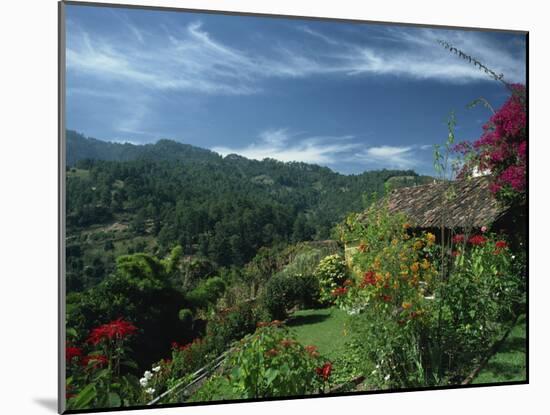 Landscape of Hills at Chichicastenango in Guatemala, Central America-Strachan James-Mounted Photographic Print