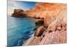 Landscape of island coastline, Sea of Cortez, Mexico-Claudio Contreras-Mounted Photographic Print