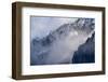 Landscape of island shrouded in mist, Antarctica-Keren Su-Framed Photographic Print