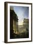 Landscape of Italy-Hubert Robert-Framed Giclee Print