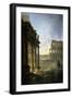 Landscape of Italy-Hubert Robert-Framed Giclee Print