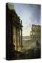 Landscape of Italy-Hubert Robert-Stretched Canvas