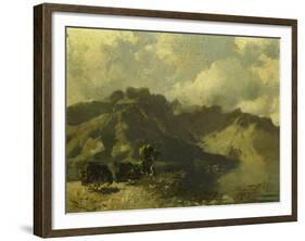 Landscape of Lake Maggiore-Giambattista-Framed Giclee Print