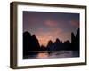 Landscape of Li River Under Sunrise, China-Keren Su-Framed Premium Photographic Print