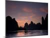 Landscape of Li River Under Sunrise, China-Keren Su-Mounted Premium Photographic Print