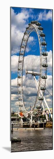 Landscape of London Eye - Millennium Wheel and River Thames - London - England - Door Poster-Philippe Hugonnard-Mounted Photographic Print