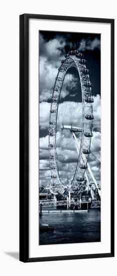 Landscape of London Eye - Millennium Wheel and River Thames - London - England - Door Poster-Philippe Hugonnard-Framed Photographic Print