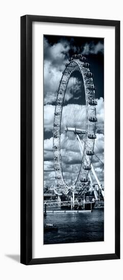 Landscape of London Eye - Millennium Wheel and River Thames - London - England - Door Poster-Philippe Hugonnard-Framed Photographic Print