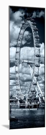 Landscape of London Eye - Millennium Wheel and River Thames - London - England - Door Poster-Philippe Hugonnard-Mounted Photographic Print