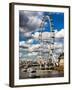 Landscape of London Eye - Millennium Wheel and River Thames - London - England - United Kingdom-Philippe Hugonnard-Framed Photographic Print