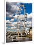 Landscape of London Eye - Millennium Wheel and River Thames - London - England - United Kingdom-Philippe Hugonnard-Framed Photographic Print