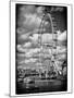 Landscape of London Eye - Millennium Wheel and River Thames - London - England - United Kingdom-Philippe Hugonnard-Mounted Photographic Print