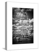 Landscape of London Eye - Millennium Wheel and River Thames - London - England - United Kingdom-Philippe Hugonnard-Stretched Canvas