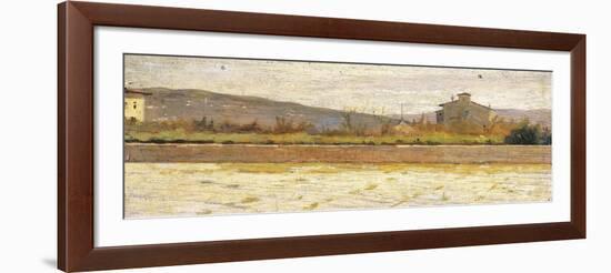 Landscape of Modigliana-Silvestro Lega-Framed Giclee Print